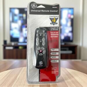 GE Universal Remote Control RM24948 for TV DVD VCR Cable 4 Devices New Sealed